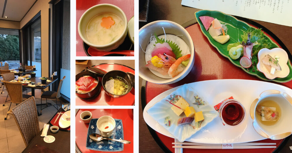 賢島宝生苑:豪華な料理2